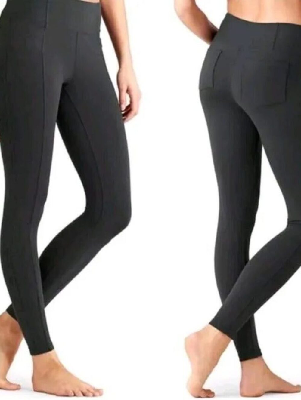 Athleta Metro Skinny Pants Gray Yoga